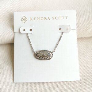 Kendra Scott Elisa Pendant Necklace Silver Silver Filigree